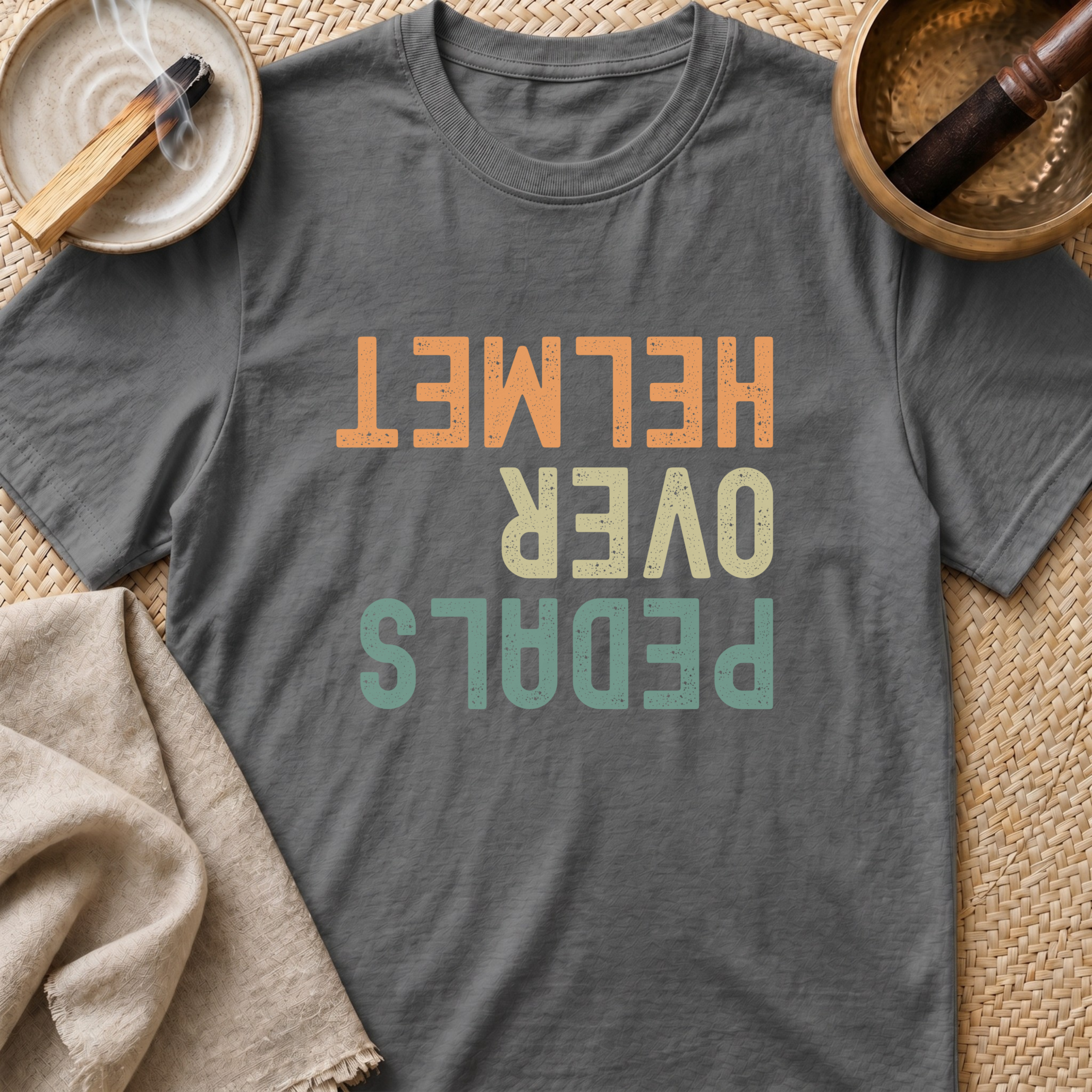 Pedals Over Helmet T-Shirt