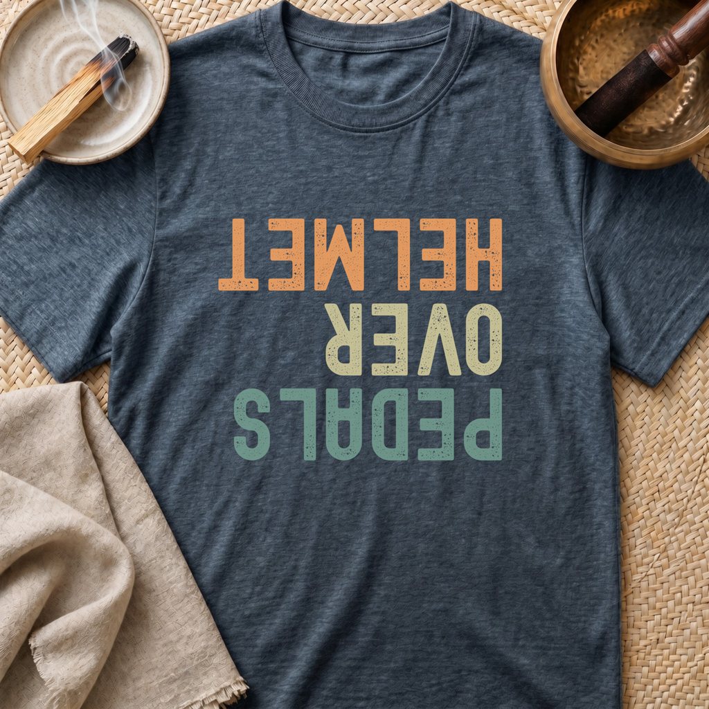 Pedals Over Helmet T-Shirt