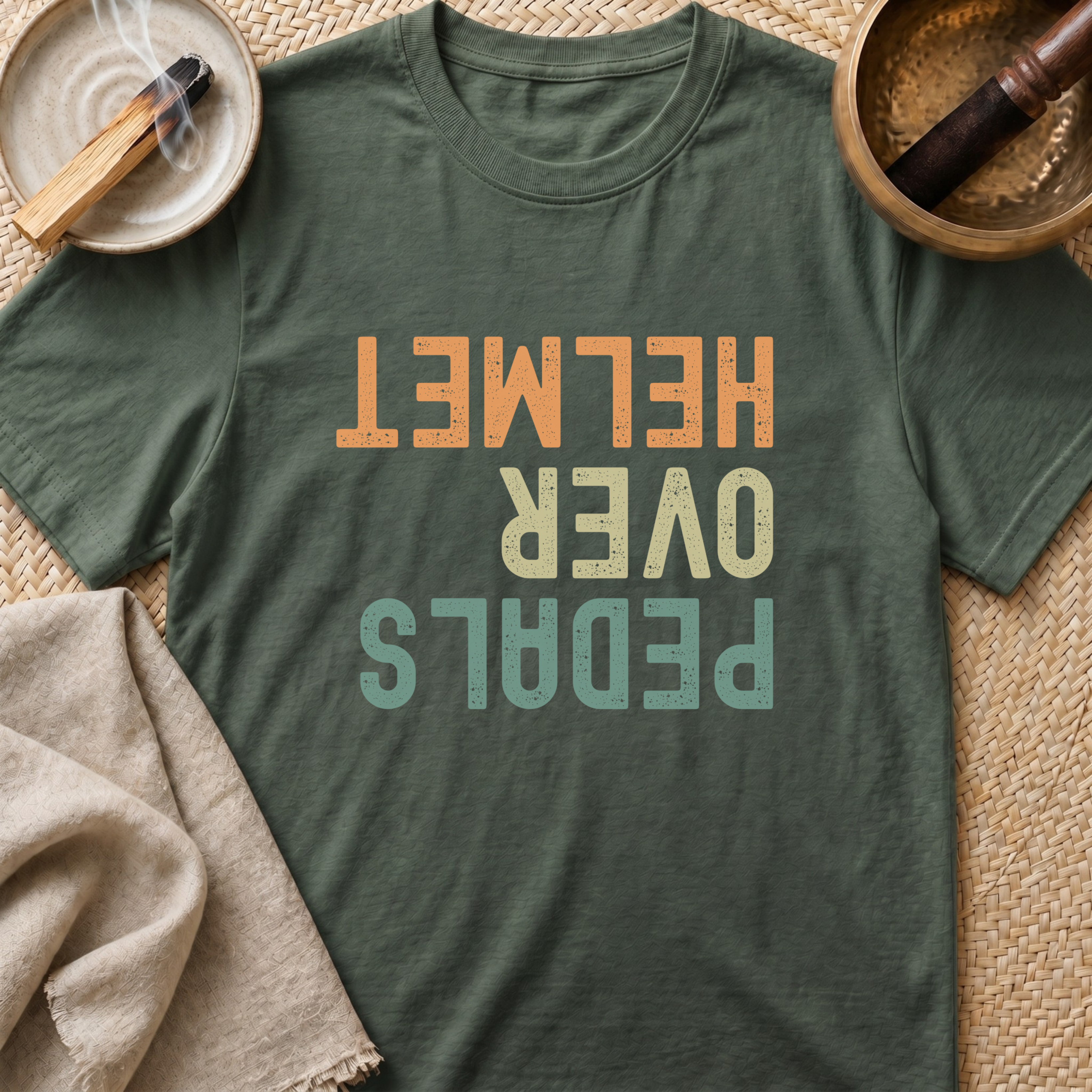 Pedals Over Helmet T-Shirt
