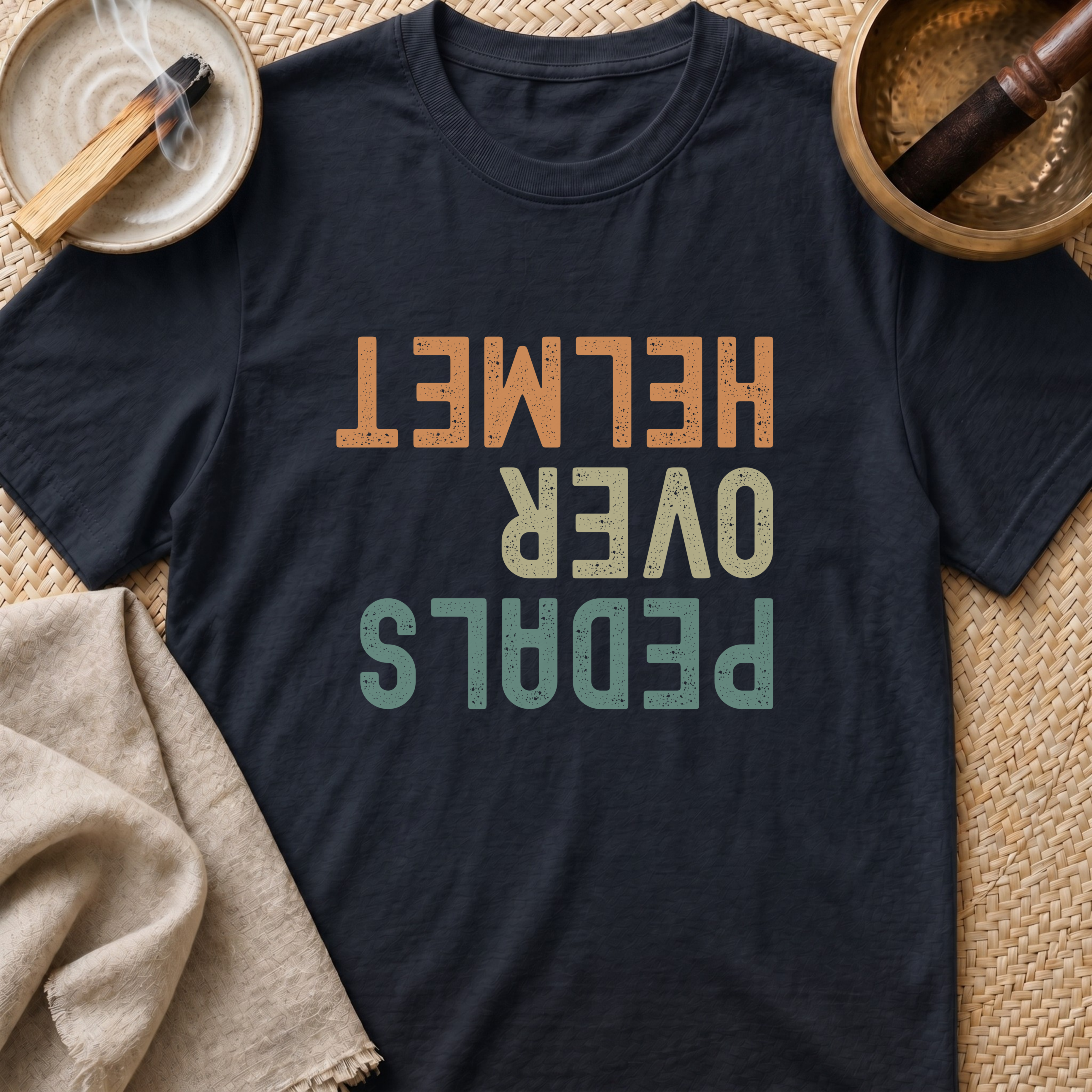 Pedals Over Helmet T-Shirt