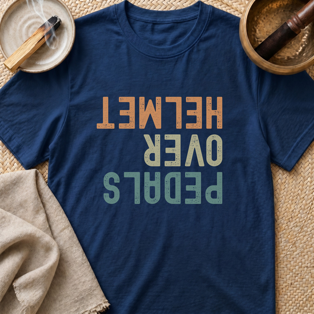 Pedals Over Helmet T-Shirt