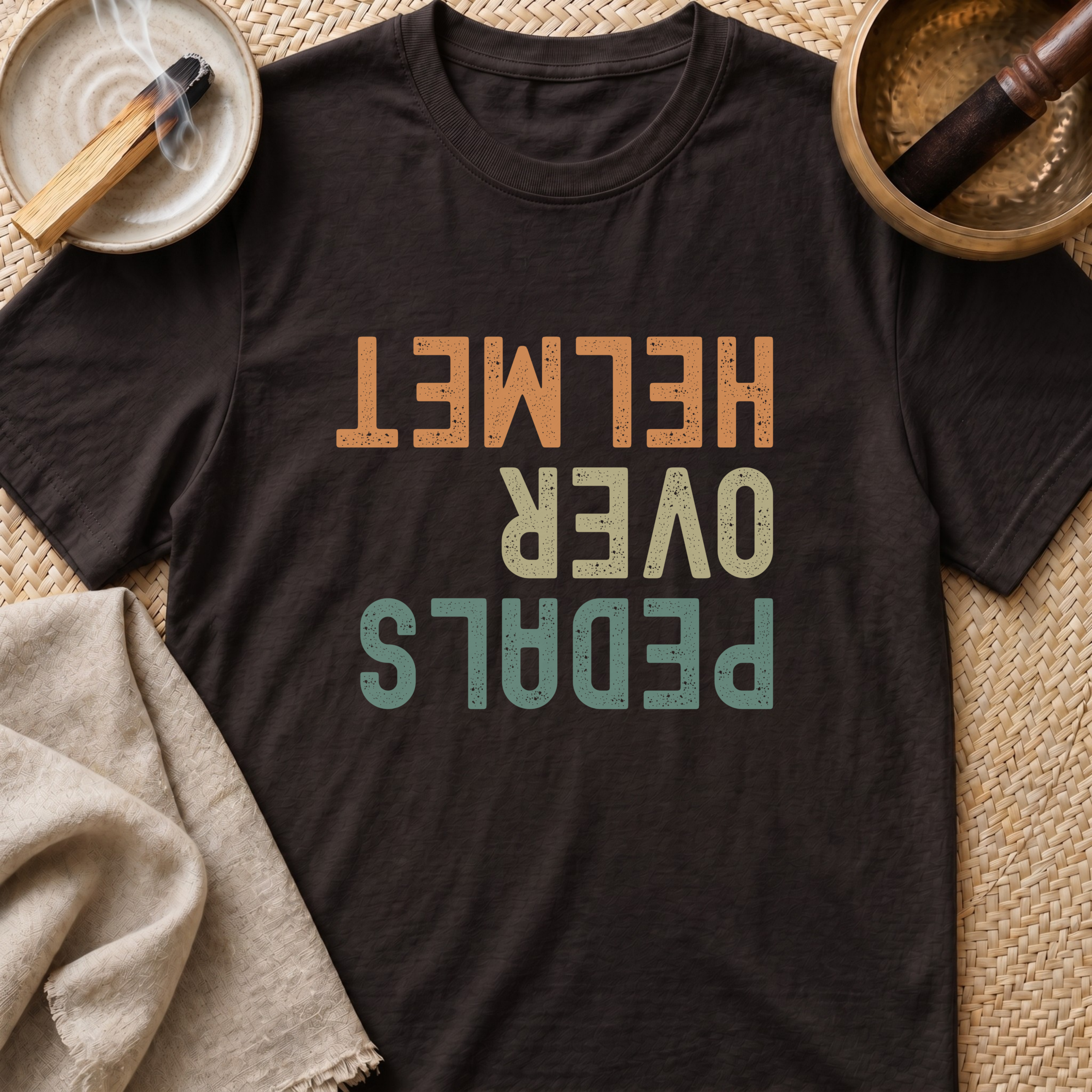 Pedals Over Helmet T-Shirt
