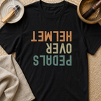Pedals Over Helmet T-Shirt