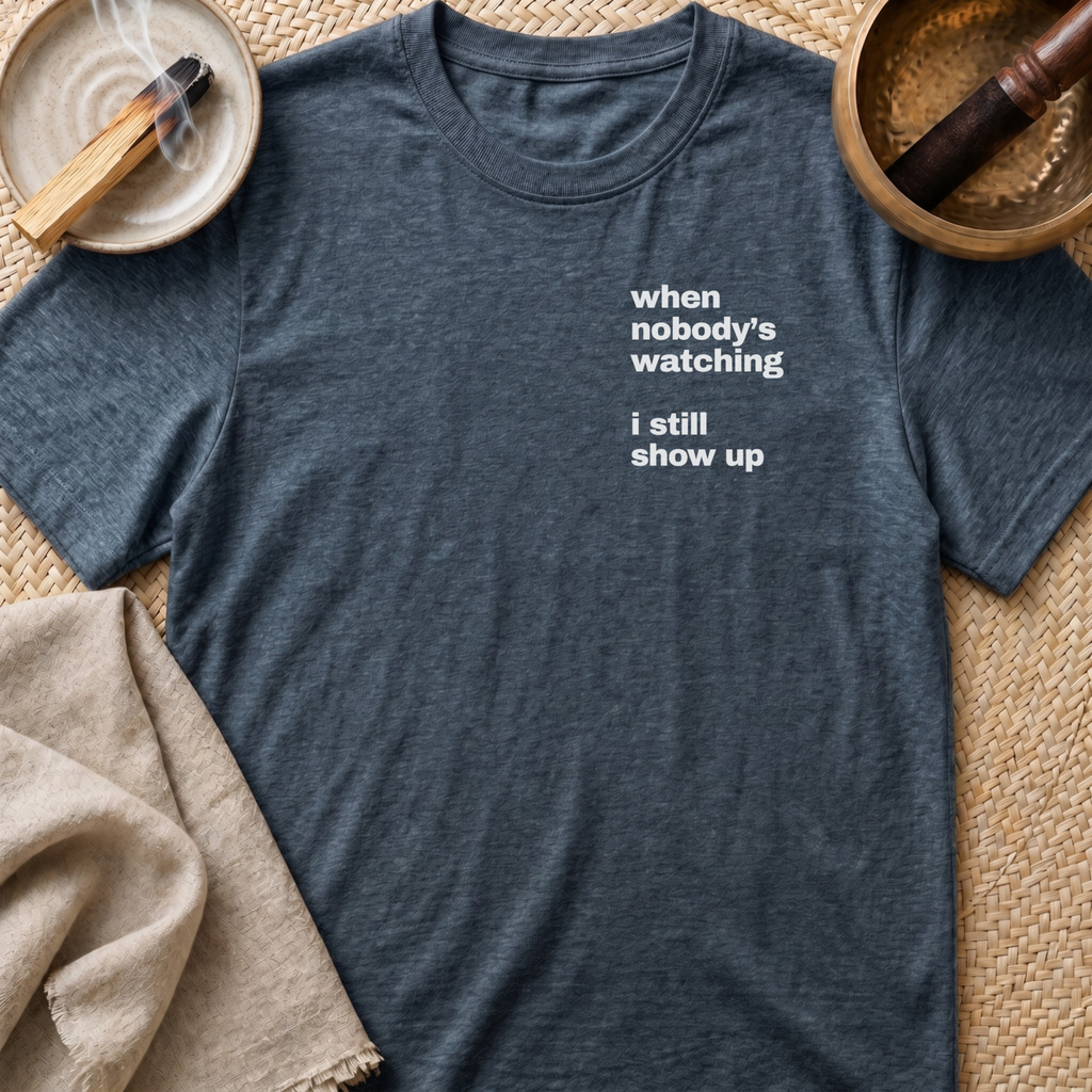 Show Up Left Chest T-Shirt
