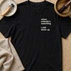 Show Up Left Chest T-Shirt