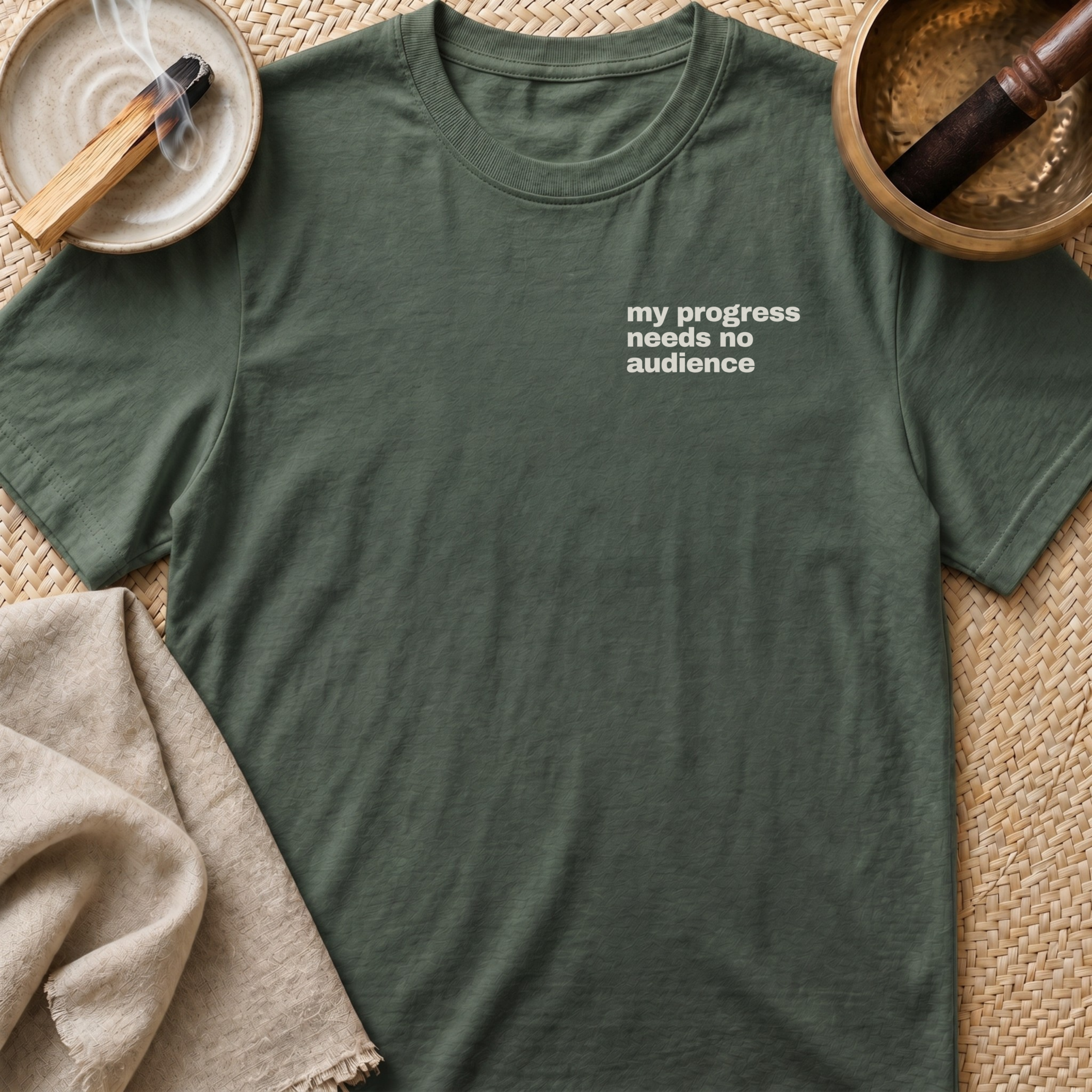 No Audience Left Chest T-Shirt
