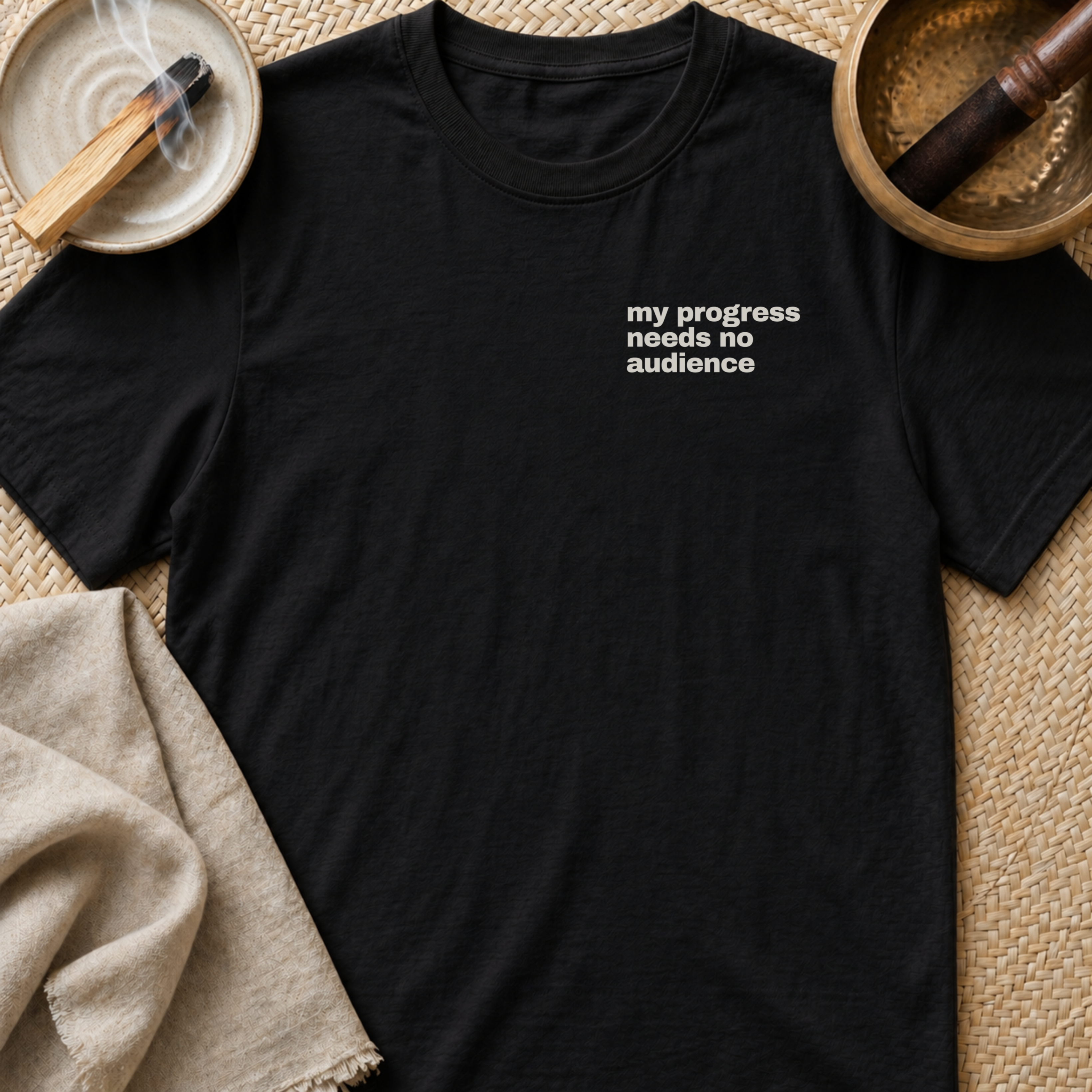 No Audience Left Chest T-Shirt